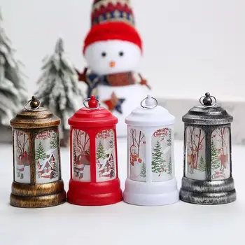 Прост европейски стил Коледа свещник декорация подпори празнична украса малки подаръци Коледна украса малка нощ