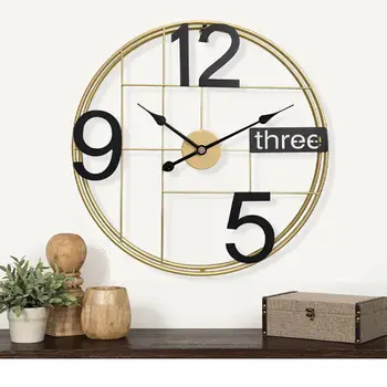 60 см голям стенен часовник с цифров знак реколта ретро промишлени стенен часовник за стая у дома кухня спалня офис училище