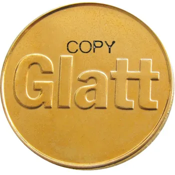 Швейцария Glatt 25 Frs позлатена творческа копирна монета