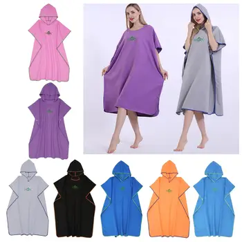Surf Poncho Skin-friendly Quick-Drying Changing Robe Surfing Swimming Towel