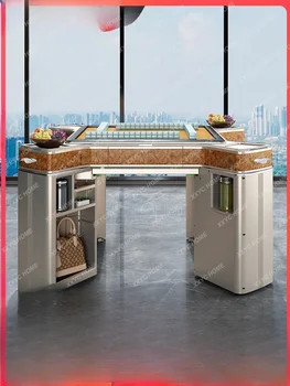 Smart Mahjong машина Автоматична луксозна търговска маса от висок клас Mahjong маса за хранене многофункционални мебели
