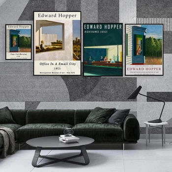 Edward Hopper Exhibition Poster, Cape Cod Morning, Edward Hopper Print, Wall Art Decor, American Realism, Classic Art, Gift,