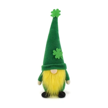 Patricks Day Gnomes Ornaments Irish Elf Scandinavian Tomtes Faceless Dolls Decor