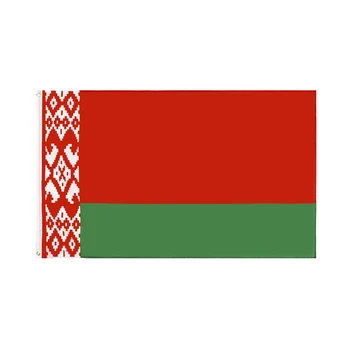 търговия на едро Добро качество Ярък цвят 3x5 fts Полиестер Свят Държави Беларус флаг