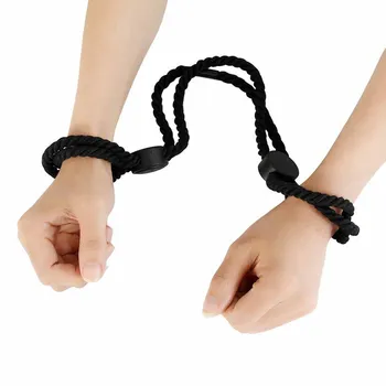 Нов BDSM фетиш памук въже белезници окови многофункционални самостоятелно робство секс играчки за двойки съоръжения за възрастни екзотични аксесоари