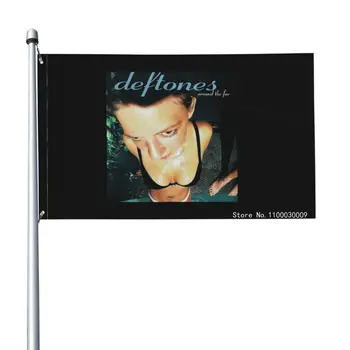 Deftones Around The Fur Band Flag Banner Parade Cars Club Vivid Color Graphic Printed Company Advertising