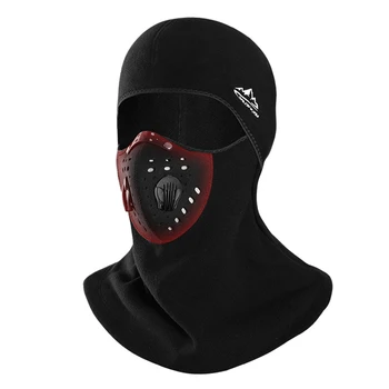 Нова зимна колоездачна маска Термичен дишащ велосипед Ски руно Пълна маска за лице Шапка за ски маска Balaclava Keep Warm Windproof Headwear