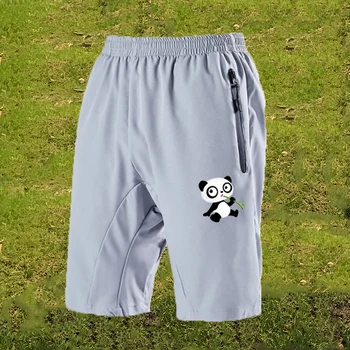 Мъже Фитнес шорти Лято Нова панда & котка Графичен удобен фитнес Културизъм Къси панталони Баскетболни тренировъчни шорти