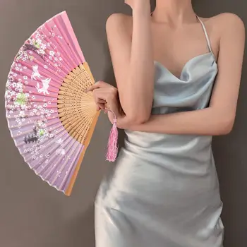 Pocket Fan китайски стил сгъваем вентилатор Ultralight преносим ръчен вентилатор за косплей сватбено тържество декорации ръчен вентилатор
