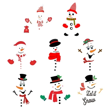 Коледа карикатура снежен човек подарък Коледа декор декор аксесоар