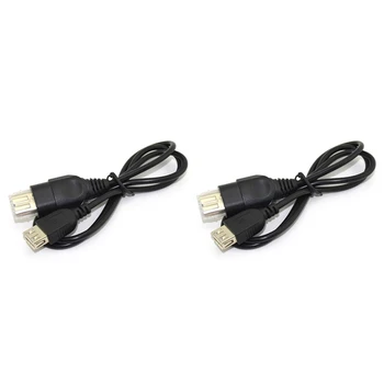 2X За USB КАБЕЛ - Женски USB към адаптер кабел Convertion Line