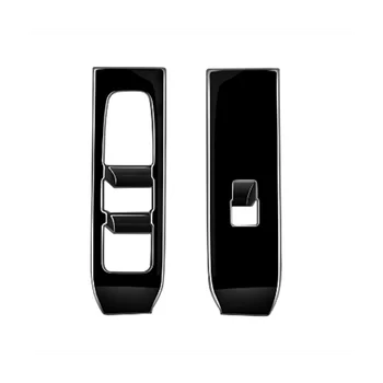 За Toyota Alphard 40 Series 2023+ Ярка черна врата Armest прозорец асансьор превключвател капак стъкло контрол капак