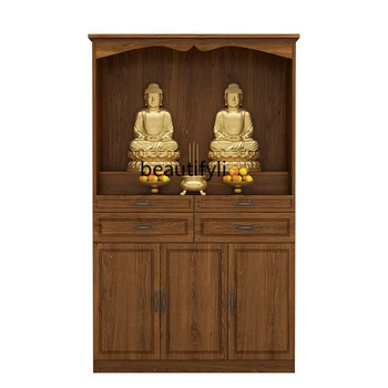 Буда ниша дрехи килер прост Буда светилище Буда кабинет Фея ниша кабинет Буда кабинет дърво кабинет Буда