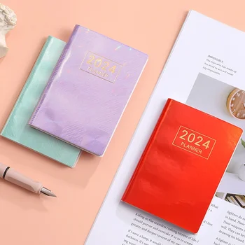 2024 Списание за планиране Либрета Дневник Лазерен дневен ред Бележник Бележник Cuadernos Cahier Цветна тетрадка Cuaderno Бележници