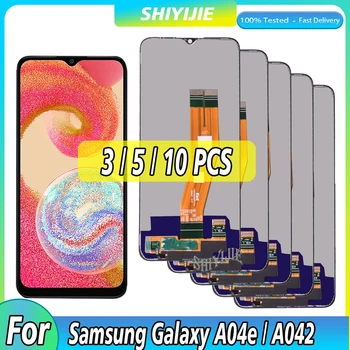 3/5/10Pcs 6.5'' За Samsung Galaxy A04e A042F / DS LCD дисплей екран докосване за Samsung A042 A042M LCD събрание дигитайзер