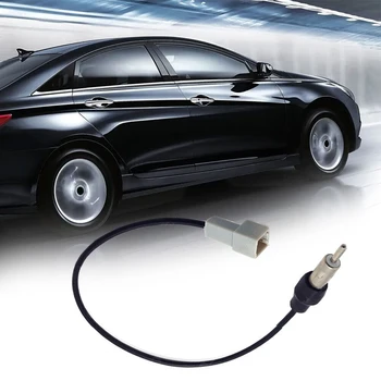 1pc Универсален 12V автомобилен стерео антенен адаптер кабел женски щепсел 25-30cm кабелен сноп за Kia 2007-/ For-Hyundai 2009-2011