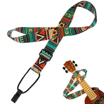 Мода колан колан Ukulele носят ремъци кука аксесоари рамо клип цветна китара дълго регулируеми