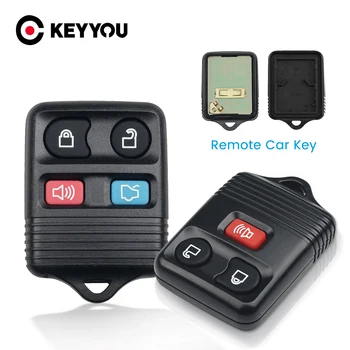 KEYYOU Дистанционен ключ за кола за Ford Escape F 150 Explorer Пълен дистанционен контрол Circuid Board 3/4 бутони 315MHz