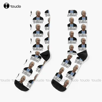 Schmohawk - Обуздай ентусиазма си Чорапи Цветни чорапи Персонализирани унисекс чорапи за възрастни Тийн чорапи Хелоуин Коледен подарък