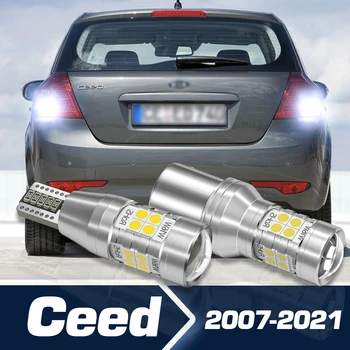 Обратна светлина 2бр LED резервна крушка Canbus аксесоари за Kia Ceed 2007-2021 2011 2012 2013 2014 2015 2016 2017 2018 2019 2020