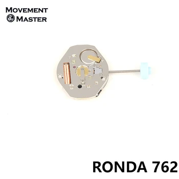 RONDA762 движение, чисто нов оригинален внесен швейцарски механизъм, двупинов кварцов механизъм, аксесоари за часовници