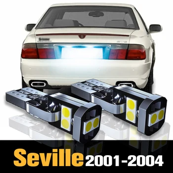 2pcs Canbus LED регистрационен номер светлина лампа аксесоари за Cadillac Севиля 2001 2002 2003 2004
