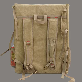 голям капацитет модерен арт изпит платно военен стил живопис чанта скица скициране съвет съхранение чанта