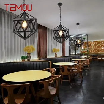 TEMOU Nordic висулка светлина таванско помещение LED полилей кръгла топка вътрешни тела за бар ресторант таван лампа