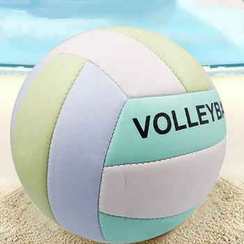 Размер 5 Волейбол плаж игра подобрява волейбол полет дъга гумена облицовка добра херметичност не е лесно да течове обучение