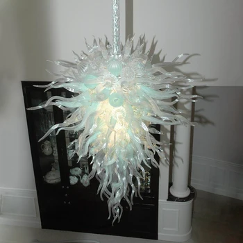 американски стил полилеи лампа високо качество ръчно издухан стъклен полилей декорация изкуство осветление