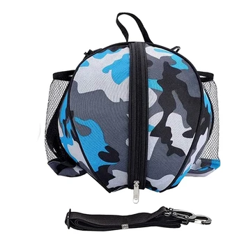 Преносима баскетболна чанта за носене на футболни волейболи, спортна чанта за рамо на открито, тренировъчно оборудване, чанта за съхранение