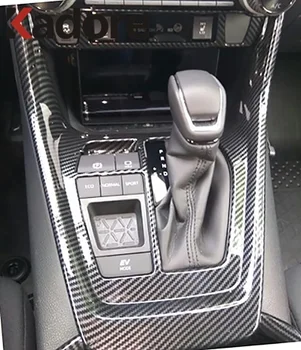За Тойота RAV4 RAV 4 2019-2022 2023 2024 Gear Shift Box панел капак стикер кола декорация подстригване стайлинг интериорни аксесоари