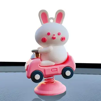 Cartoon Animal For Car Dashboard Spring Swinging Dashboard Animal Decoration Car Interior Decorations Spring Figurines With No