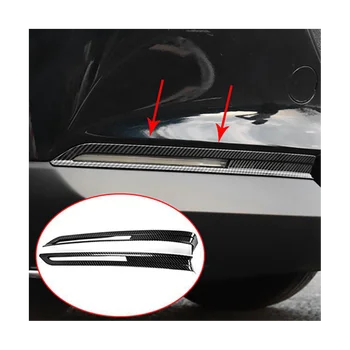 Car въглеродни влакна предна броня мъгла светлина лампа рамка капак тапицерия за Mazda CX30 CX-30 2020 2021