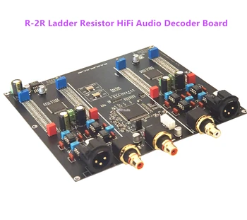 24-битов FPGA цифрова обработка дискретна R-2R стълба резистор HiFi аудио декодер борда / вход: Spdif и I2S