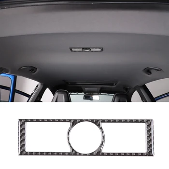 За Seat Leon 2008-2012 меки въглеродни влакна кола стайлинг кола задно четене светлина рамка капак стикер кола интериор аксесоари