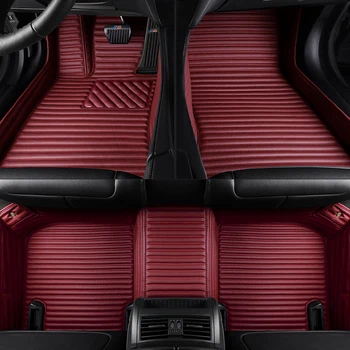 Персонализирана кожена подложка за кола за Suzuki Всички модели Vitara Jimny Swift SX4 2007 2010 2011 Автомобилна килим Cover Car-Styling