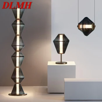 DLMH Скандинавска подова лампа Минимализъм Модерна семейна стая Спалня Творчество LED декоративна стояща светлина