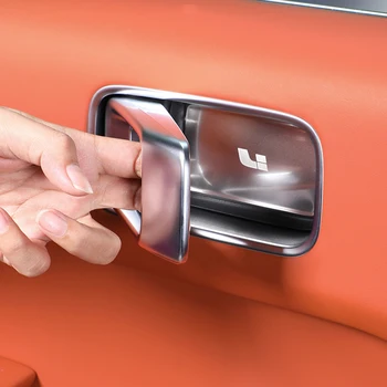  Дръжка на вратата на вратата на колата Капак за защита на купата Подстригване стикер Интериорна декорация Стайлинг аксесоари за LEADING IDEAL Li Auto L7 L8 L9