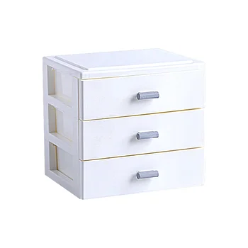 Многослойна настолна кутия за съхранение Sundries Organizer Чекмедже за съхранение (бяла)