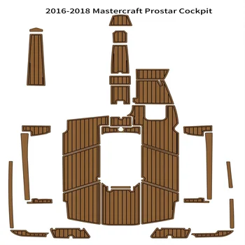 2016-2018 Mastercraft Prostar Cockpit Pad лодка EVA пяна изкуствена тикова палуба Етаж Мат