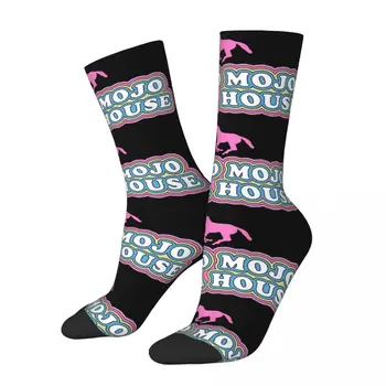 Ryan Gosling Horses Mojo Dojo Casa House Тема Дизайн Чорапи Мърч за мъже Гъвкави чорапи
