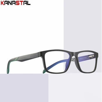 Мъже Анти сини очила Жени рецепта оптика късогледство Presbyopic четене очила синя светлина блокиране обектив TR90