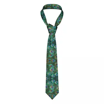 Мъжка вратовръзка Класически кльощави безшевни паунови вратовръзки Тесни якички Тънки ежедневни аксесоари за вратовръзка Подарък