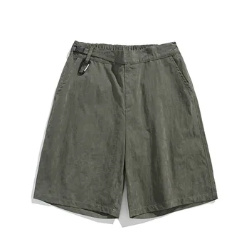 Момчета велур плат лято къси панталони плюс размер мъже разрошени направо двойка спортно облекло шорти американски ежедневни streetwear 4xl 5xl