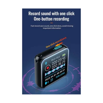 MP3 плейър с екран Портативен аудио гласов звукозапис E-Book FM радио будилник Mp3 модул музикален плейър 128G