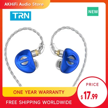 TRN MT4 PRO 2DD в ухото слушалки бас високопроизводителни двойни динамични HiFi работещи шумопотискащи слушалки TRN Официален магазин