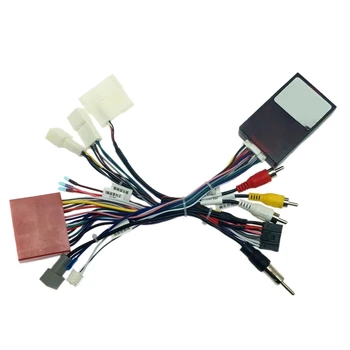 Car Audio 16PIN адаптер за захранващ кабел Audio Harness с Canbus Box за Mazda 6 CX-5 2012-2015