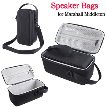 Hard EVA пътуване носенето чанта регулируеми презрамки аудио кутия чанта мощност кабел аксесоар анти-капка за Маршал Мидълтън