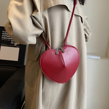 Луксозен дизайнер Дамски Crossbody чанти за жени Плътен цвят PU кожени чанти за рамо Женски модни портмонета и чанти
